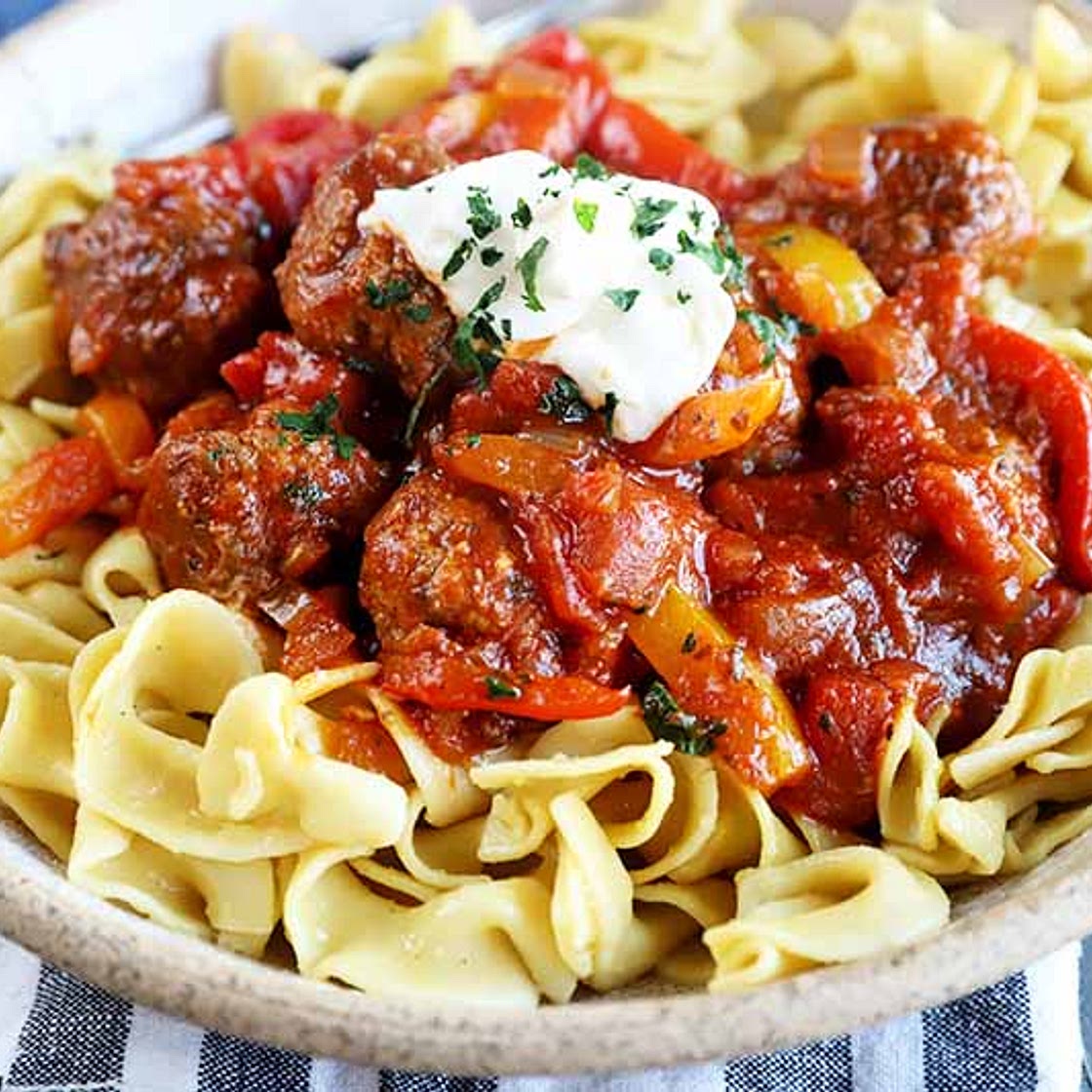 Goulash with Meatballs