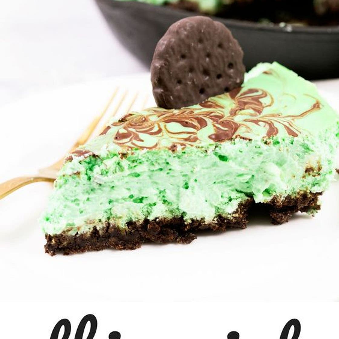 Thin Mint Cheesecake