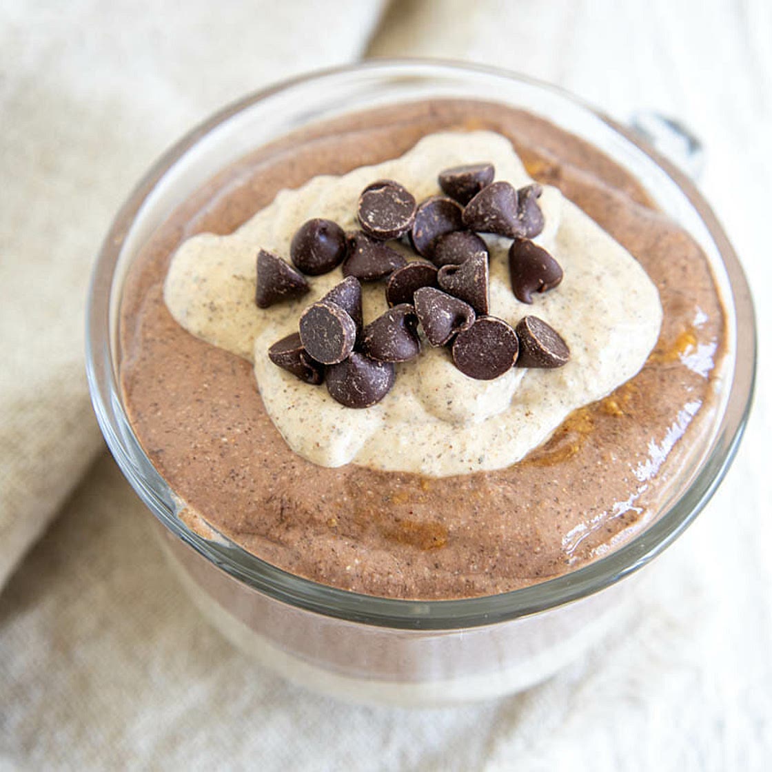 Chocolate Peanut Butter Chia Pudding