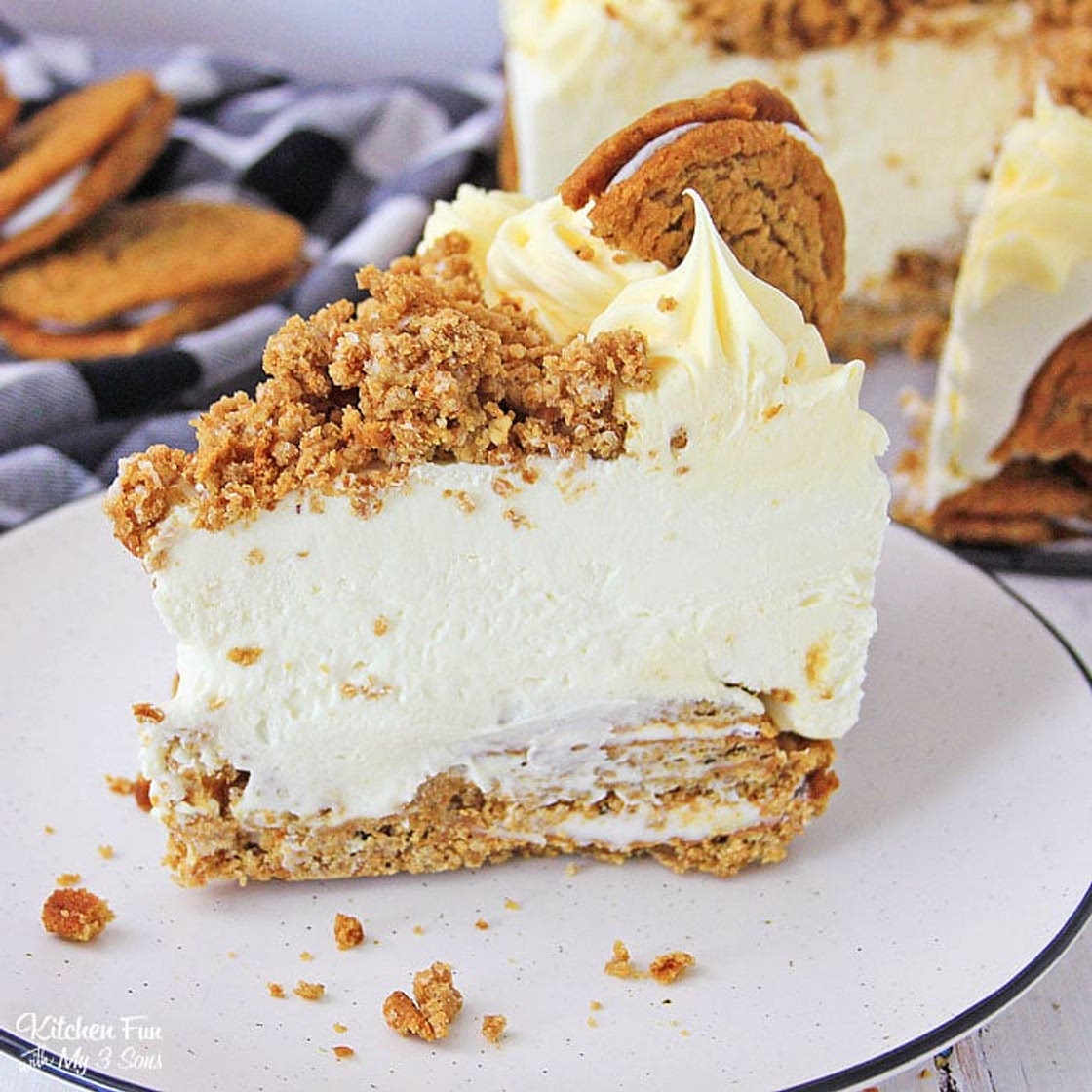 Oatmeal Cream Pie Cheesecake