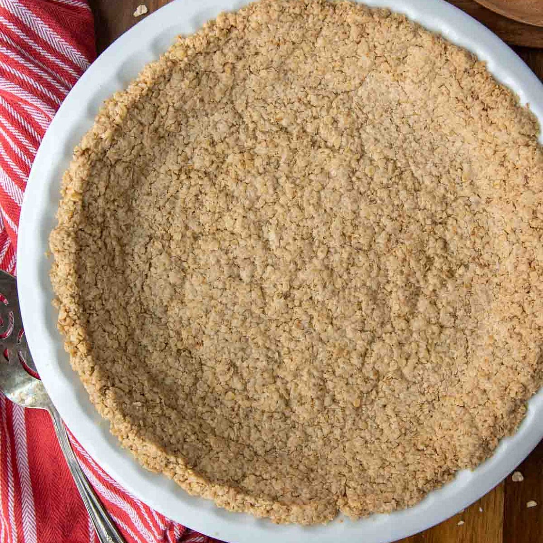 Extra Easy Oatmeal Pie Crust (Gluten Free)
