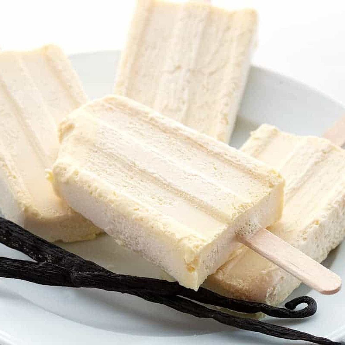 Keto Vanilla Pudding Pops