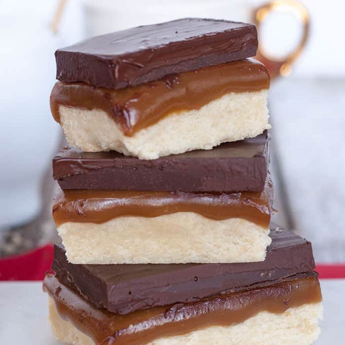 Giant Twix Bar/ Millionaire shortbread