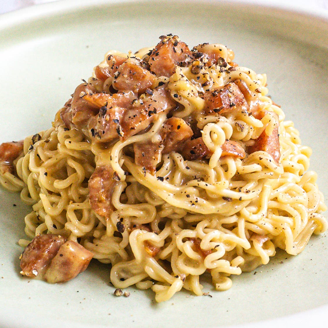 Vegan Ramen Carbonara