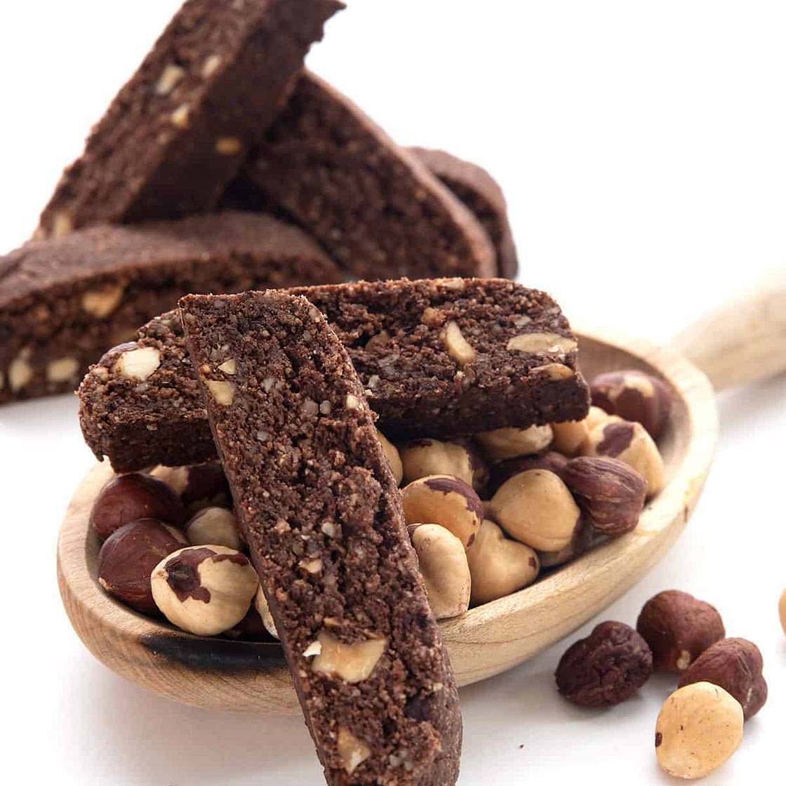 Keto Chocolate Hazelnut Biscotti