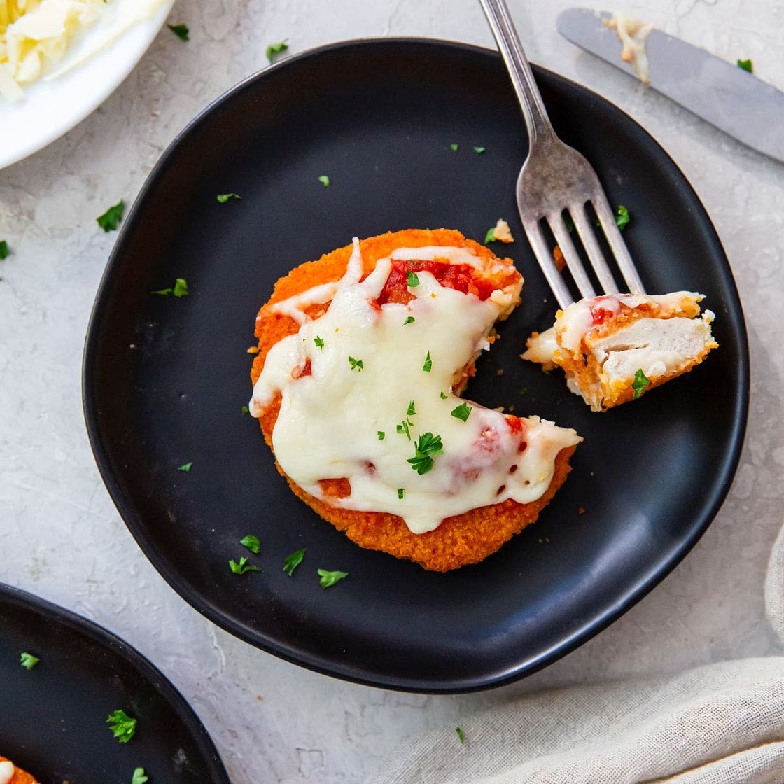 Air Fryer Chicken Parm with Chicken Patty