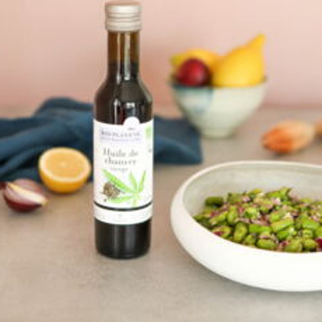 Salade de fèves à la coriandre