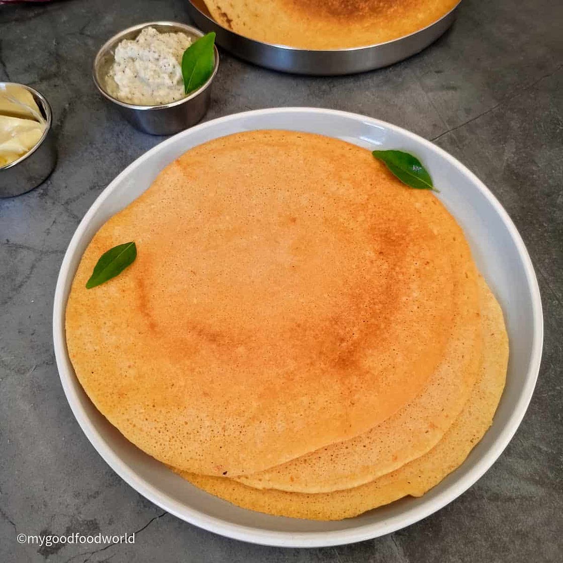 Traditional recipe for Adai (Savory Lentil Crepes)