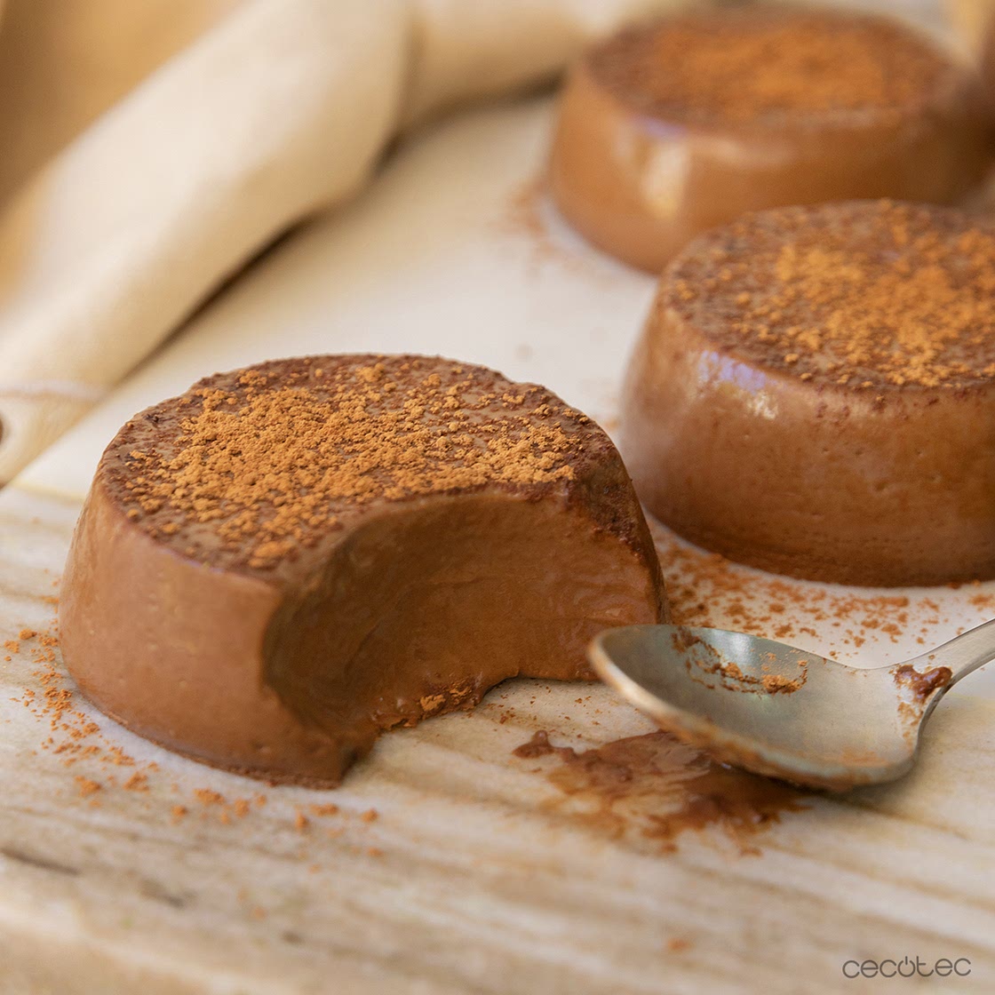 Panna cotta de chocolate con 3 ingredientes en Mambo