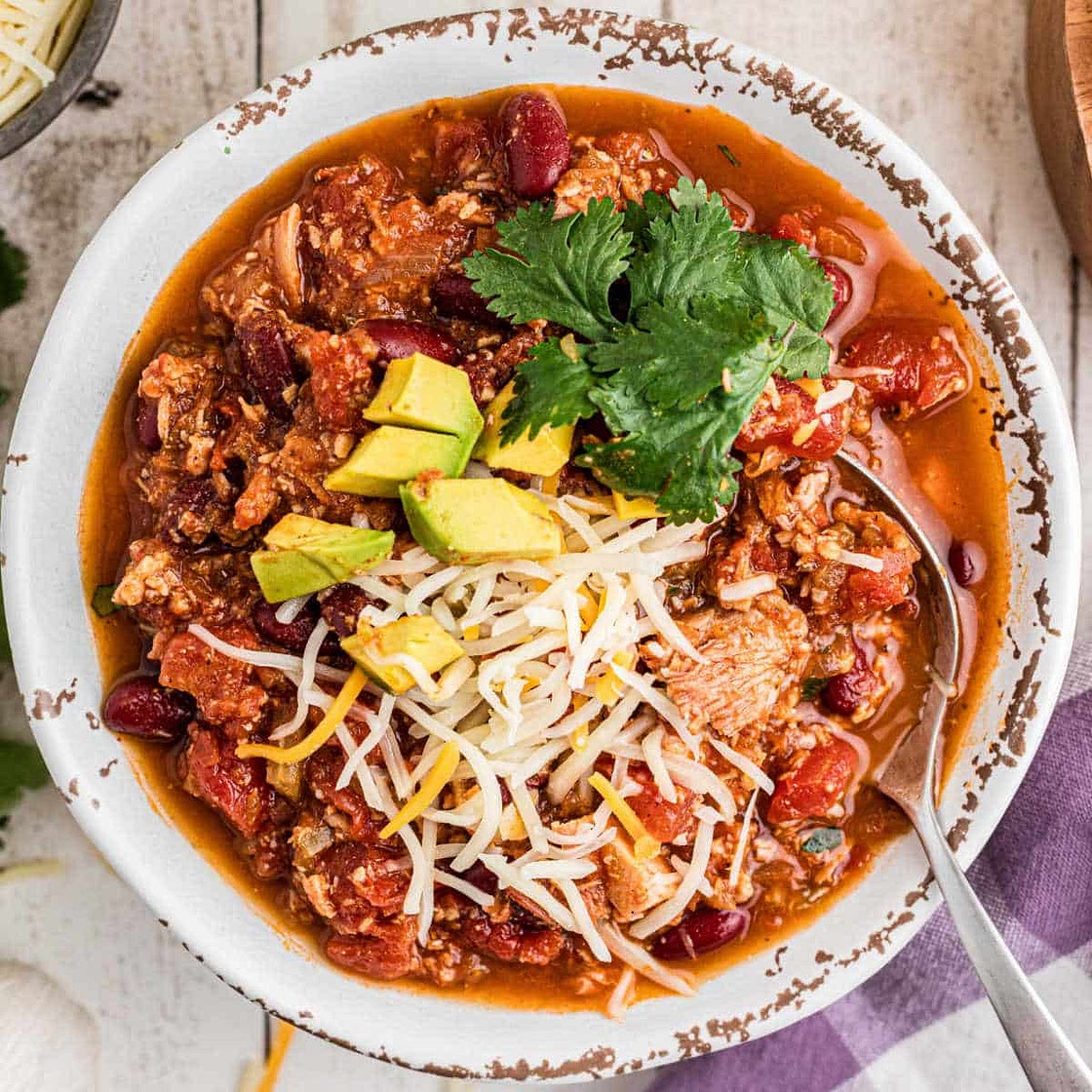 Dutch Oven Turkey Chili