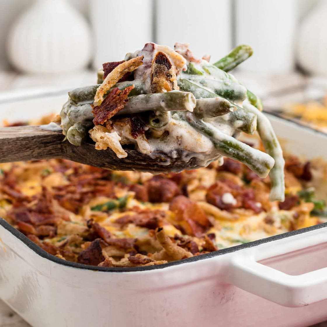 Loaded Green Bean Casserole