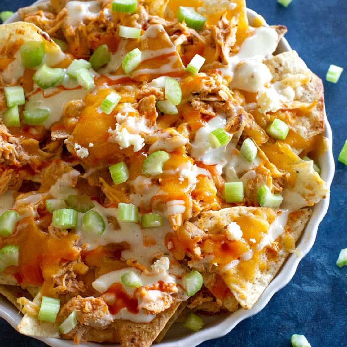 Buffalo Chicken Nachos