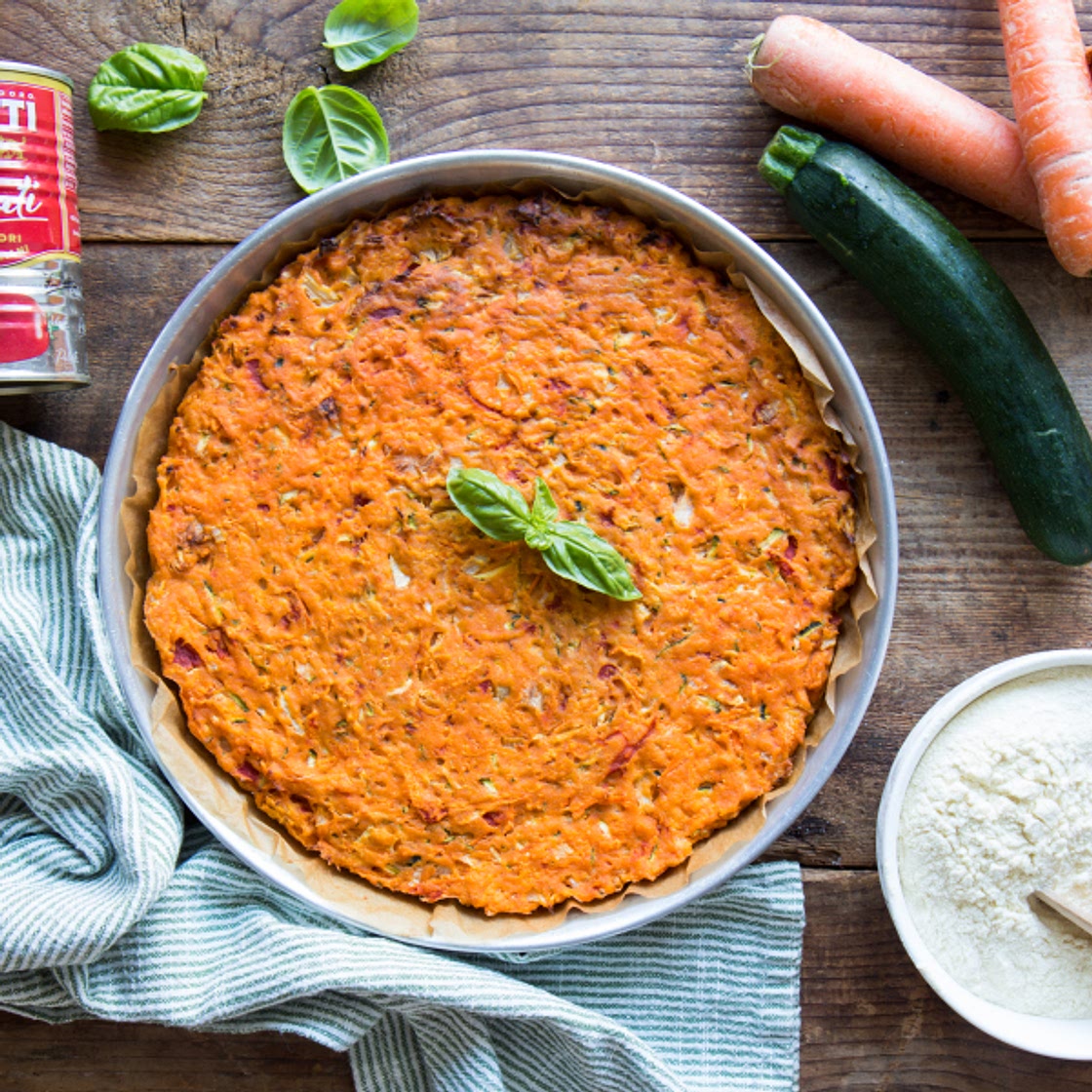 Sardinian Pizza with vegetables