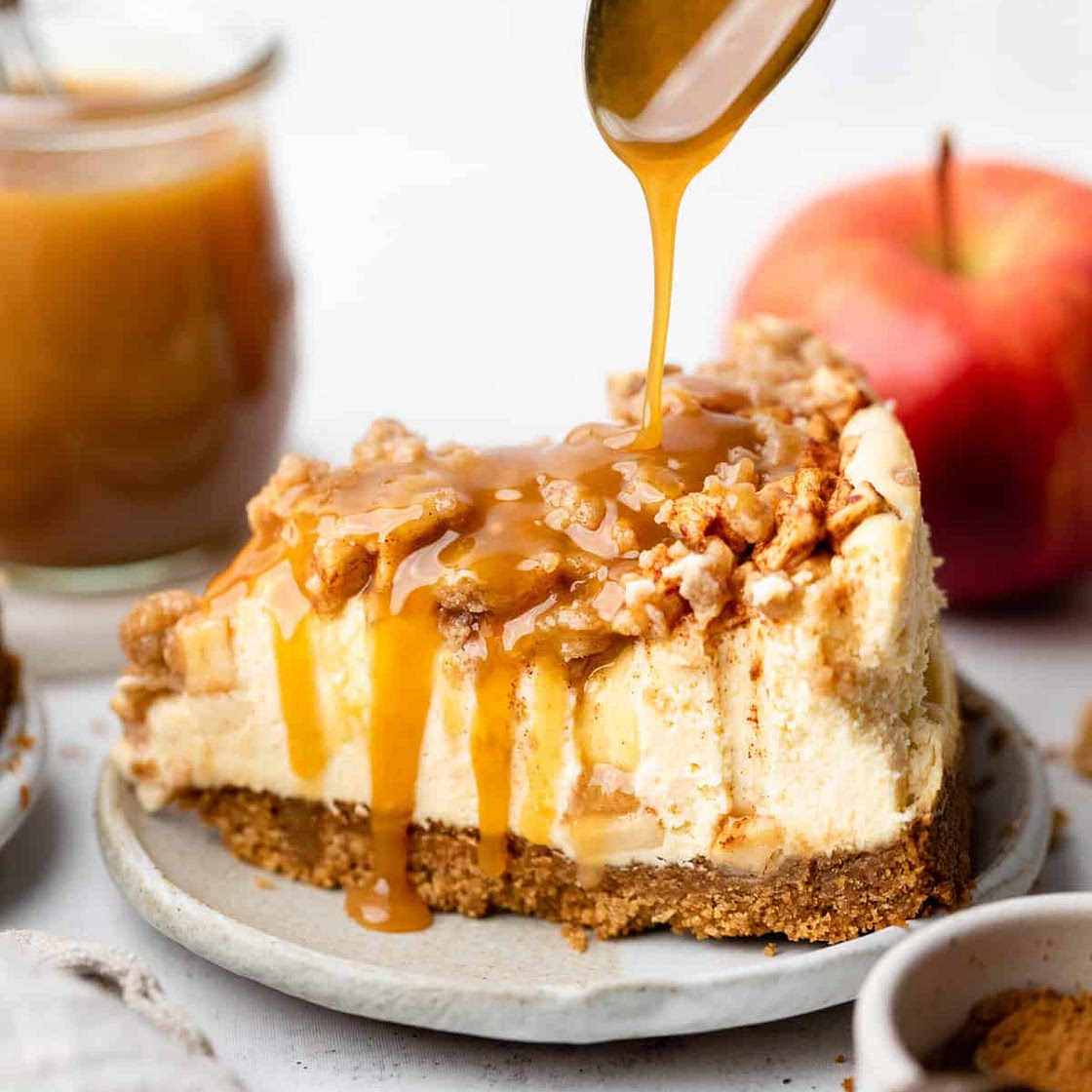Apple Crumble Cheesecake