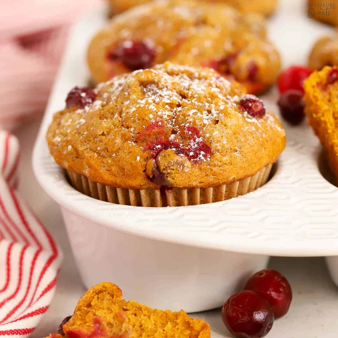 Pumpkin Cranberry Muffins