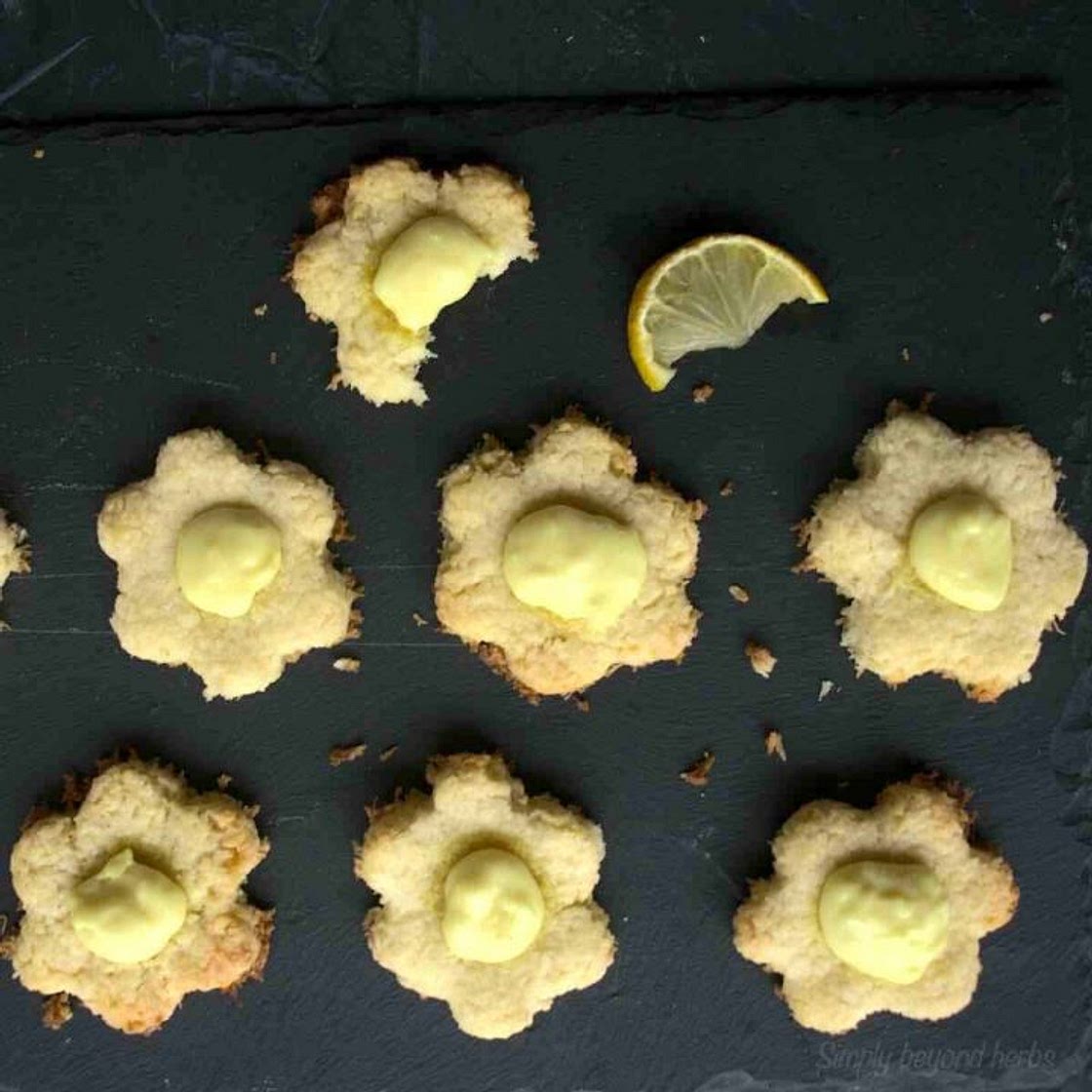Homemade lemon curd cookies recipe