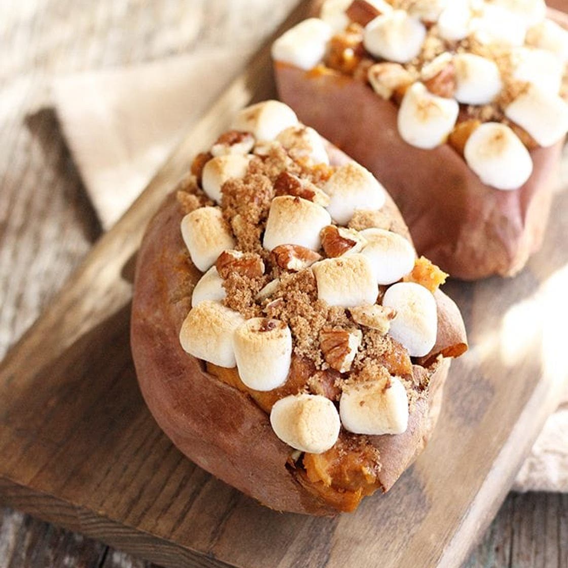 Twice Baked Sweet Potatoes
