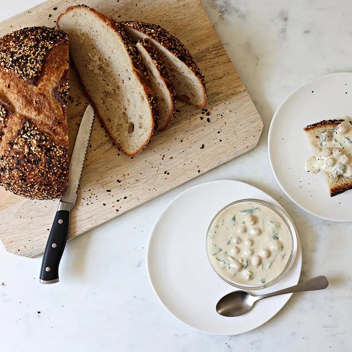Tahini-Chickpea Dip