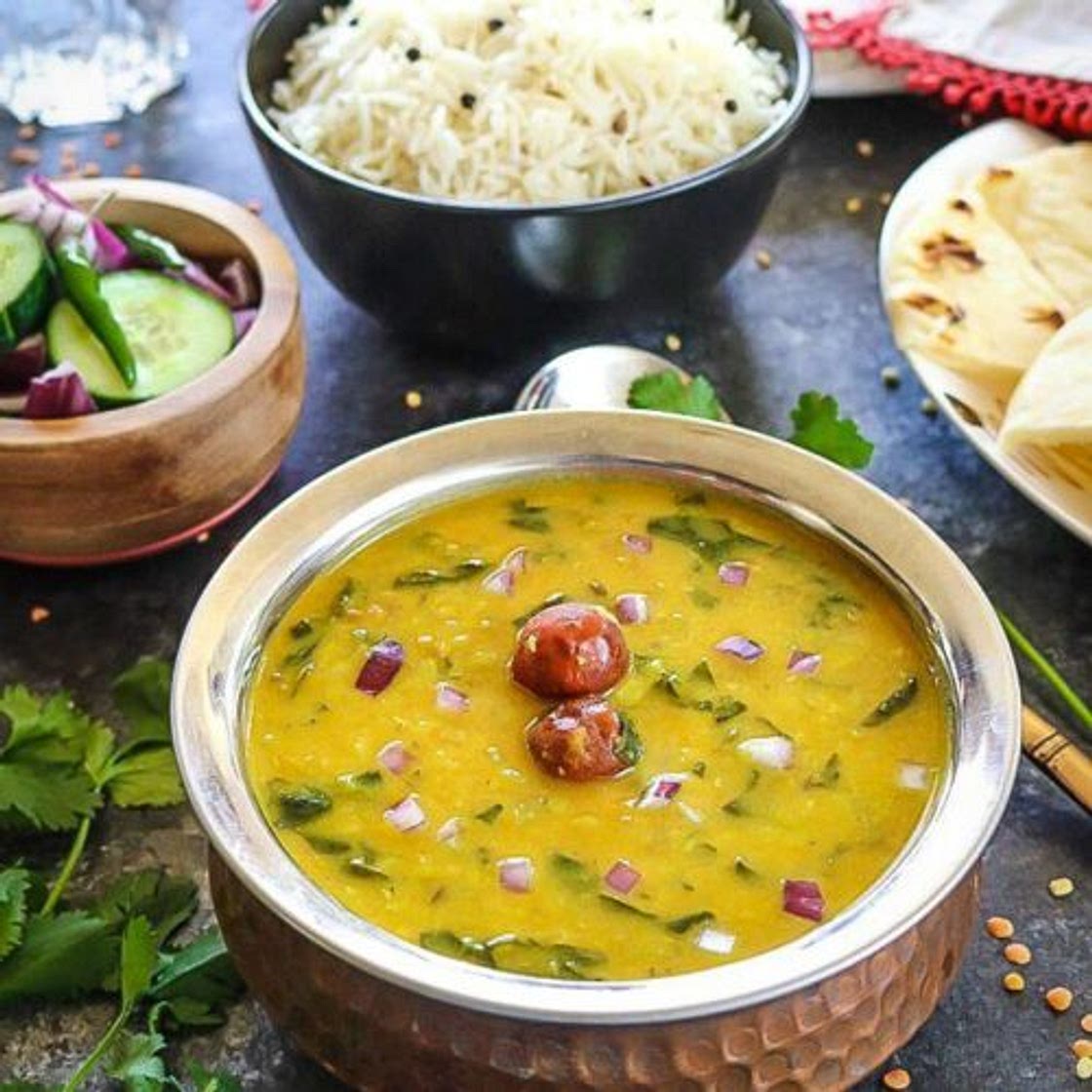 Instant Pot Spinach Dal