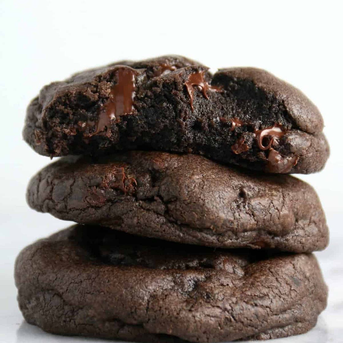 Dark Double Chocolate Cookies