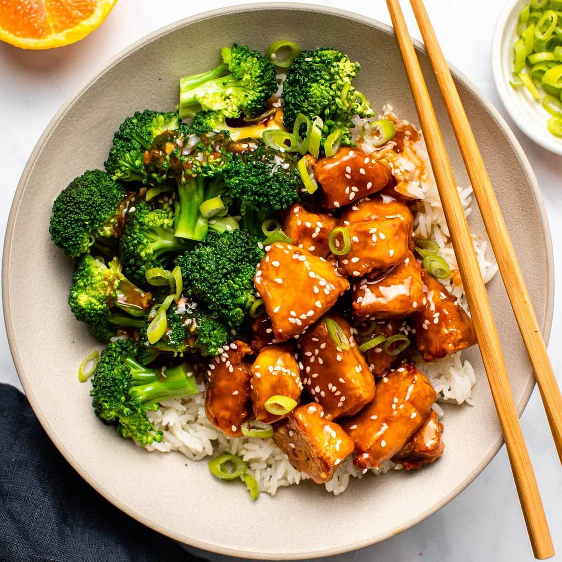 Crispy Orange Tofu | Better than Takeout!