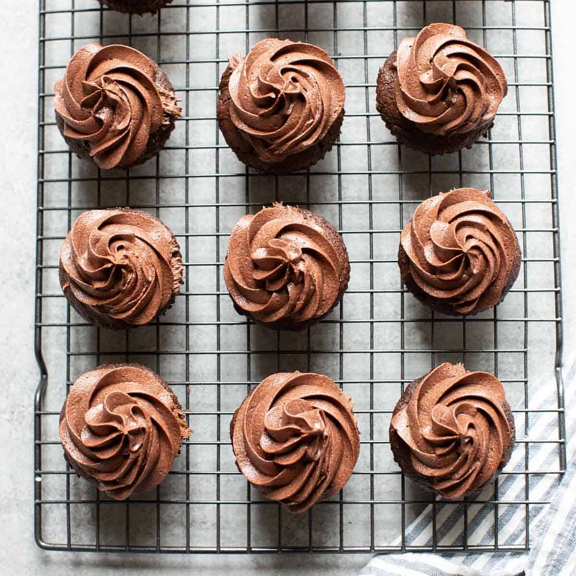 Chocolate Almond Flour Cupcakes