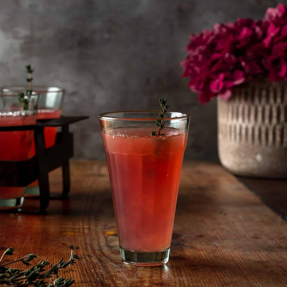 Raspberry Thyme Lemonade