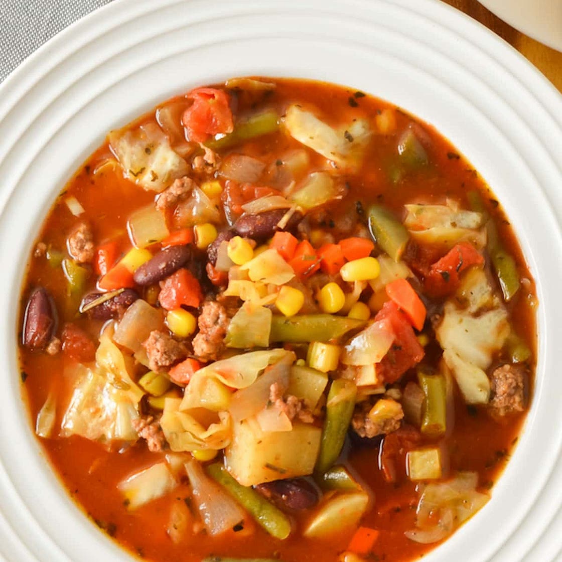 Crockpot Hamburger Soup