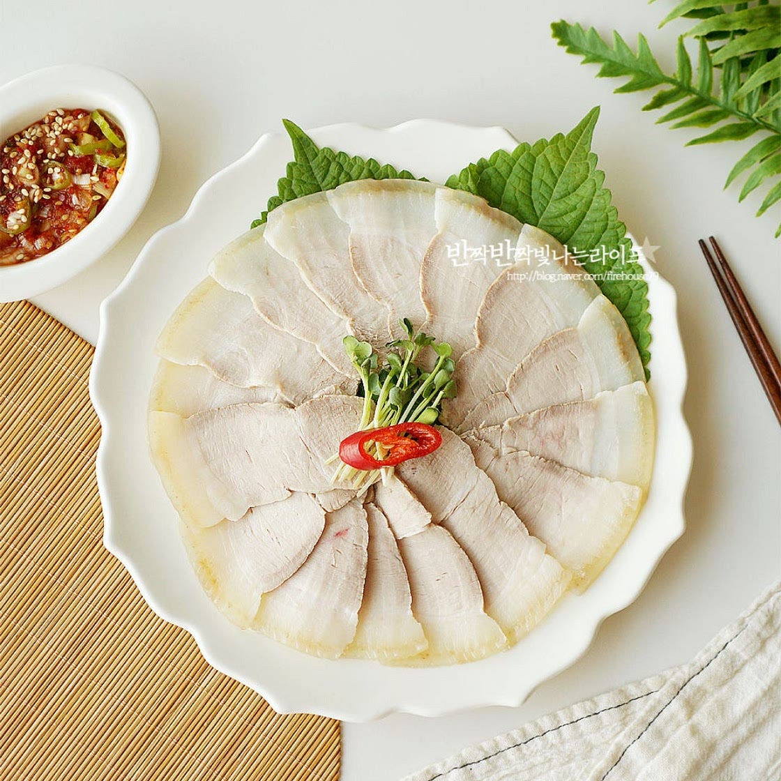 정호영 냉제육 만들기 냉수육 돼지 앞다리살 요리