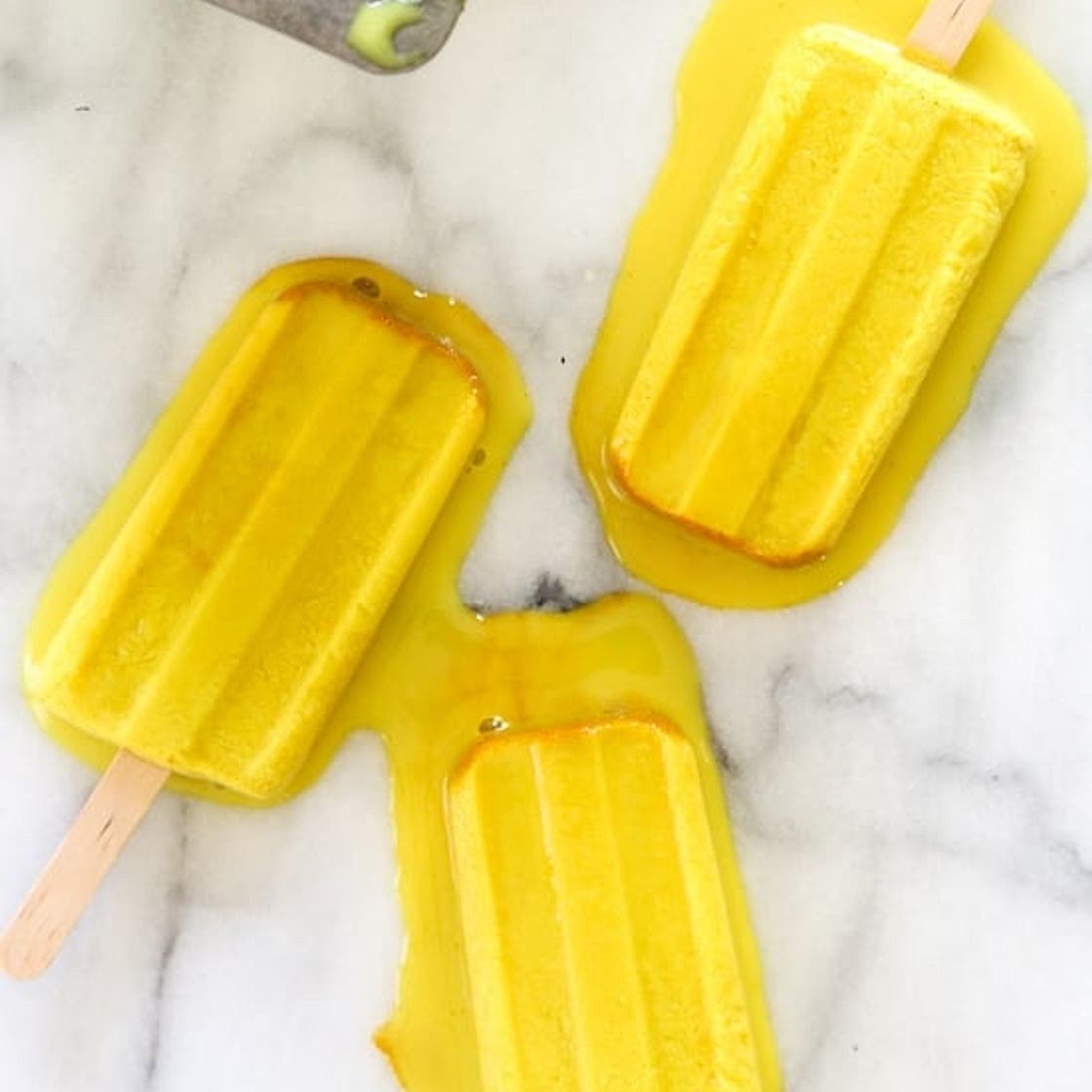 Turmeric Golden Milk Popsicles