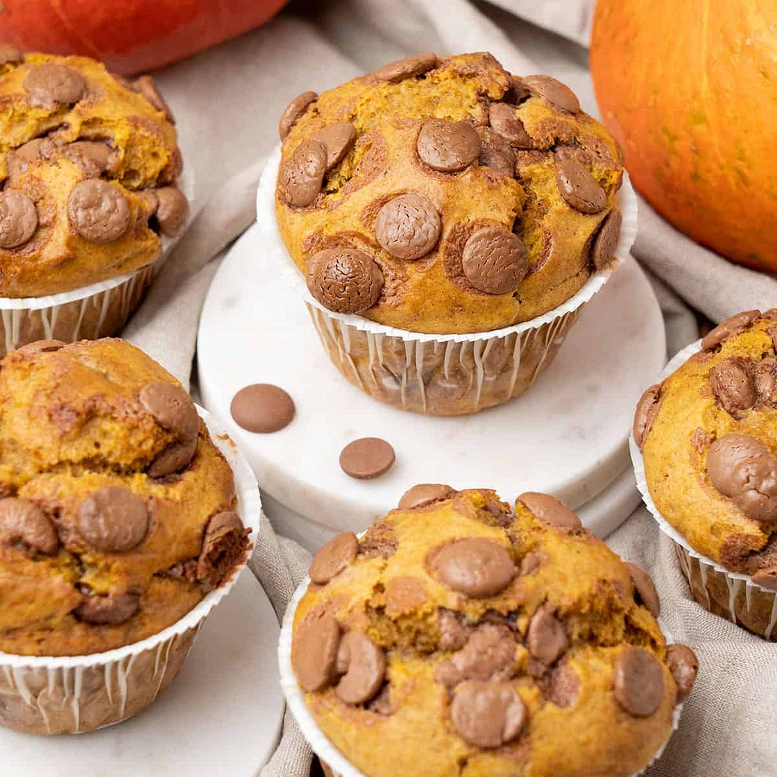 Pumpkin Banana Muffins (VIDEO)