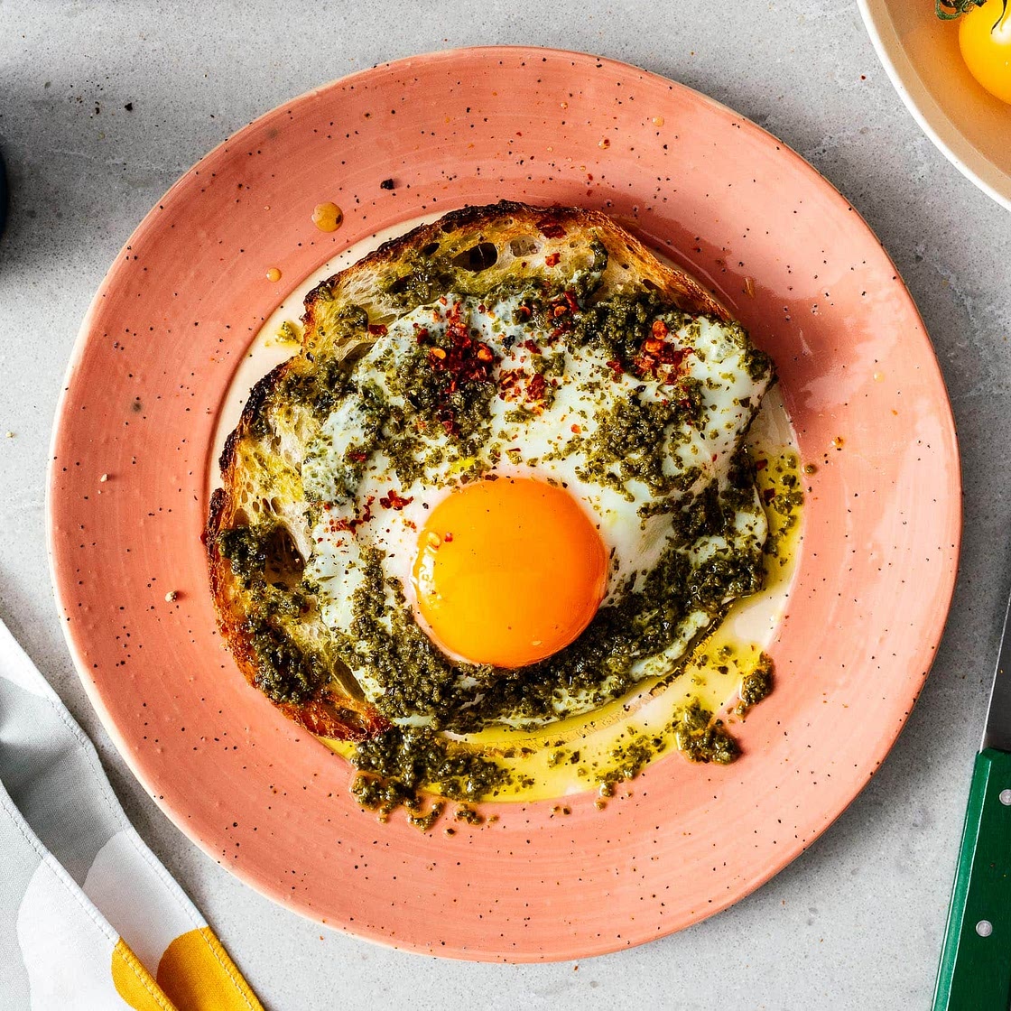 Pesto Eggs