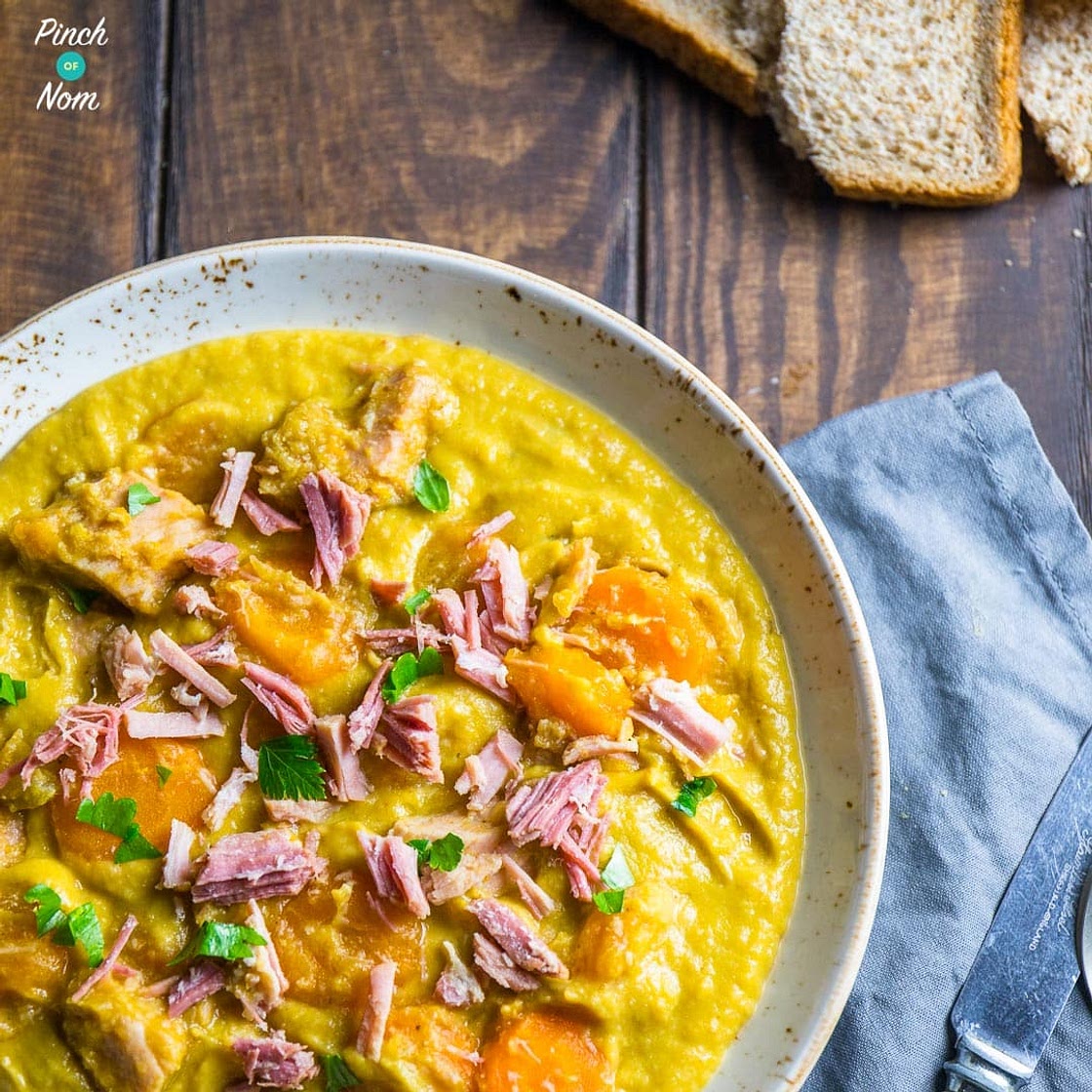 Pea and Ham Soup | Slimming & Weight Watchers Friendly