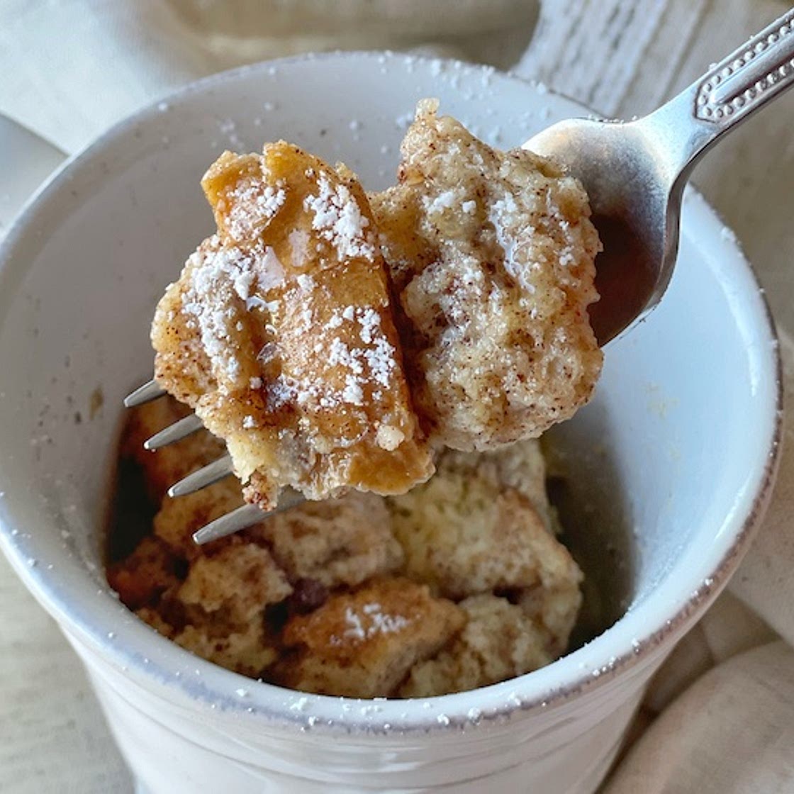 Microwave French Toast in a Mug