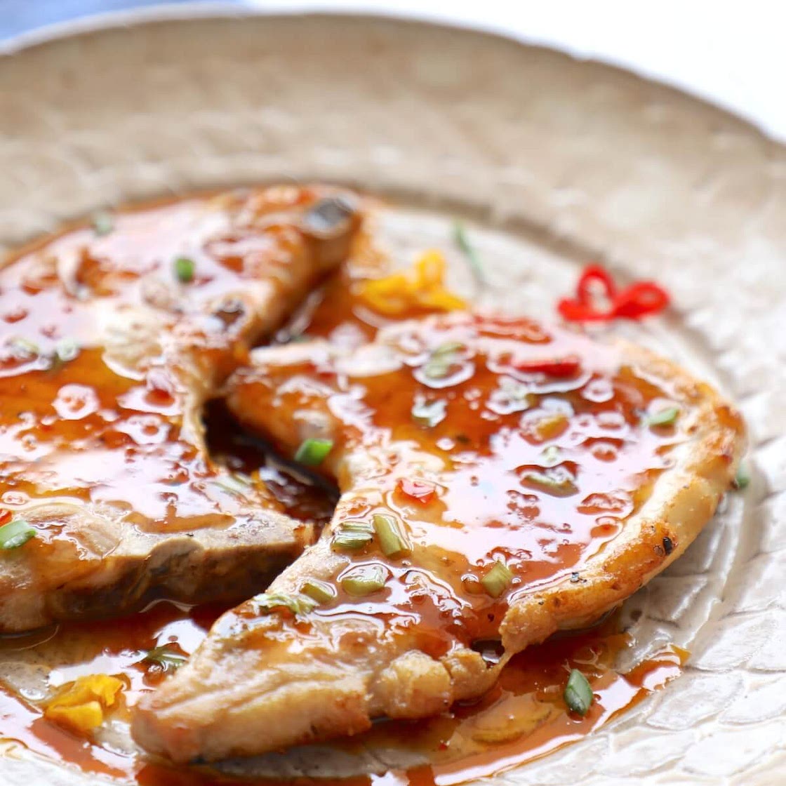 Sweet Chili Keto Pork Chops