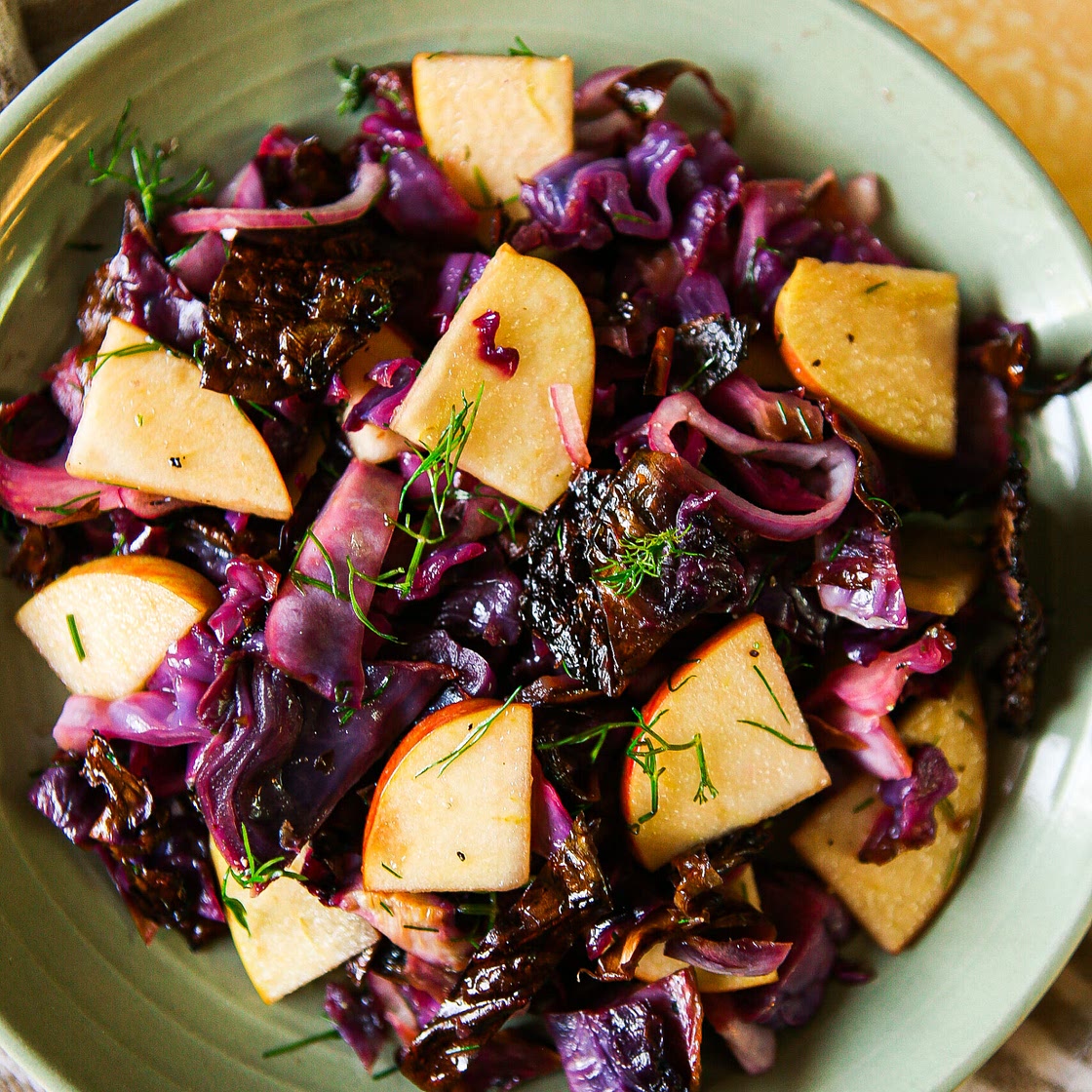 Roasted Cabbage Salad