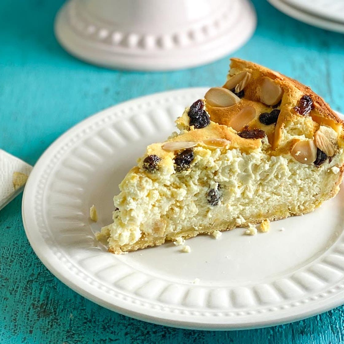 Low FODMAP Viennese Farmer Cheese Cake