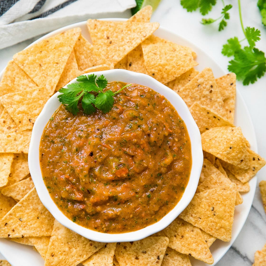 The Best Fire Roasted Salsa
