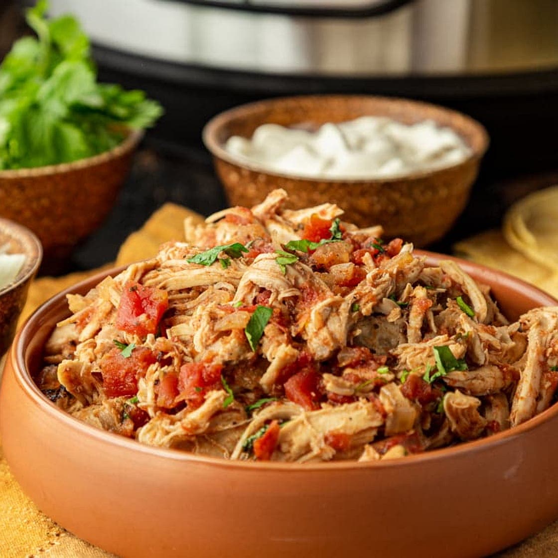 Instant Pot Chicken Tacos