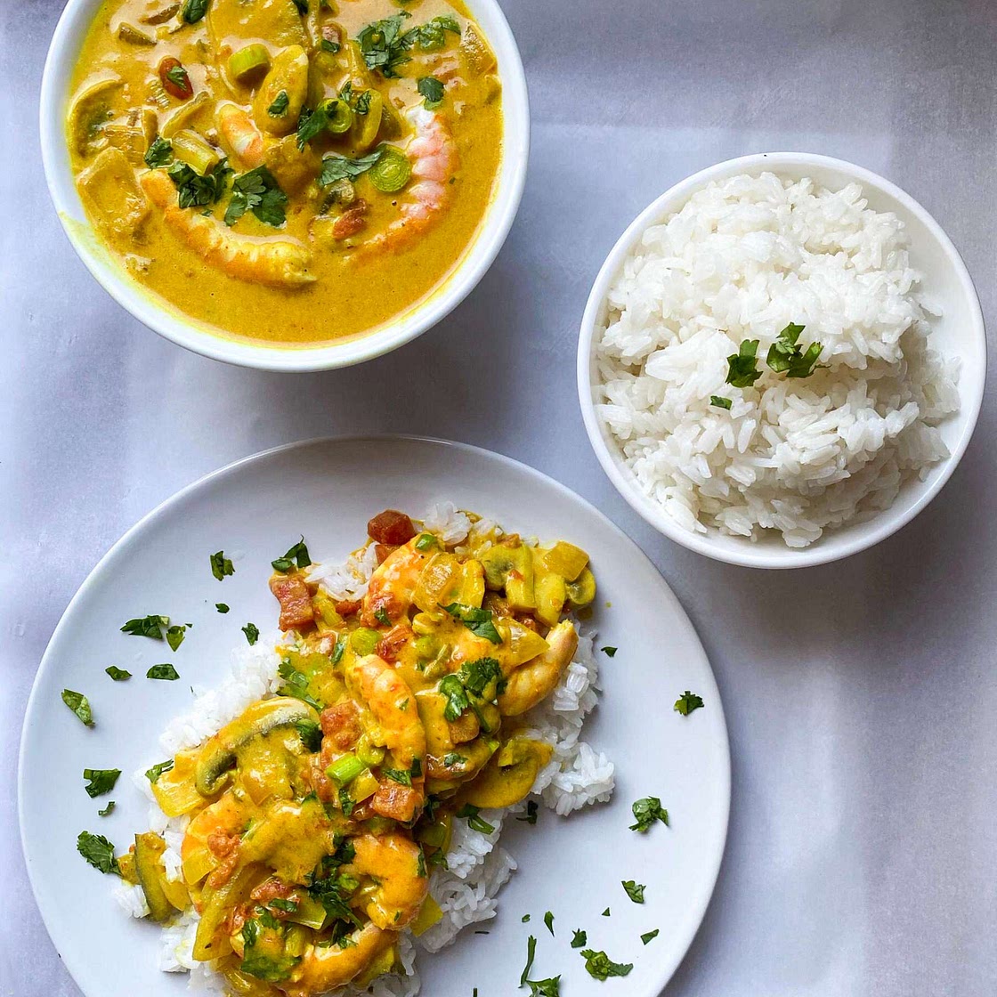 Easy Coconut Shrimp Curry