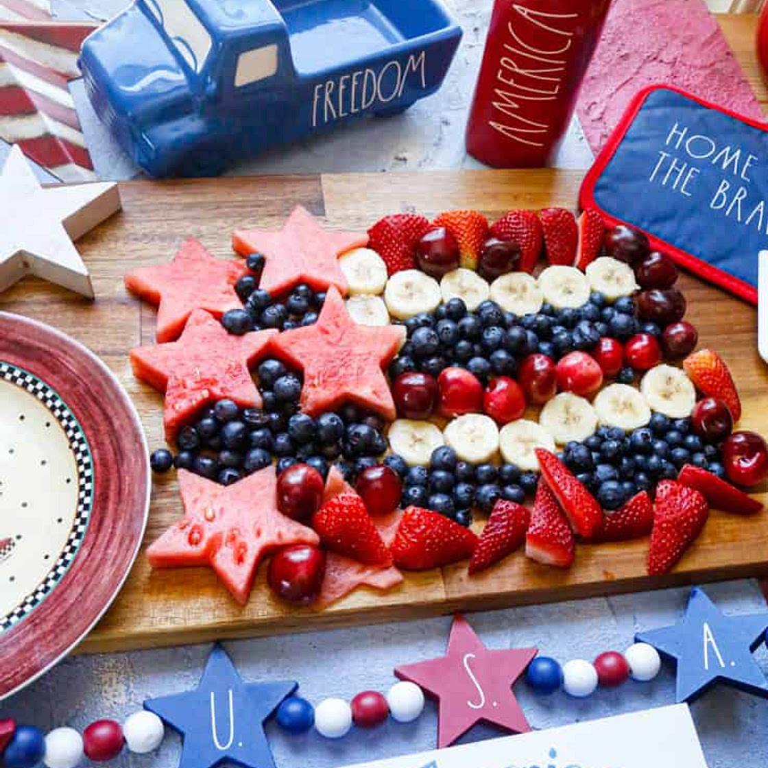 Patriotic Fruit Salad