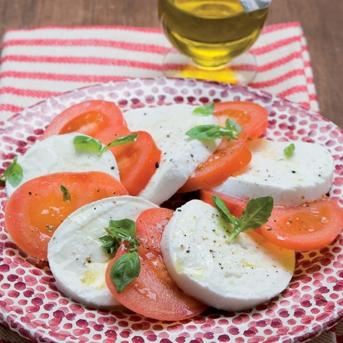 Caprese di mozzarella di bufala
