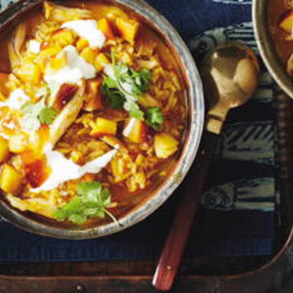 Mulligatawny au poulet (Inde)