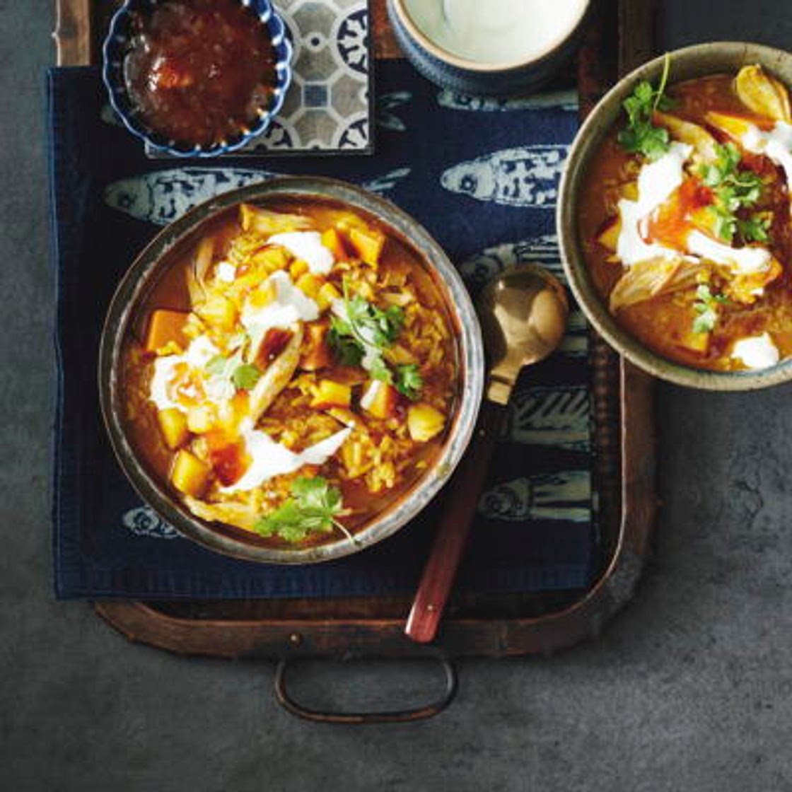 Mulligatawny au poulet (Inde)