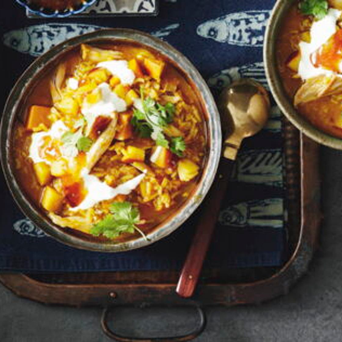 Mulligatawny au poulet (Inde)