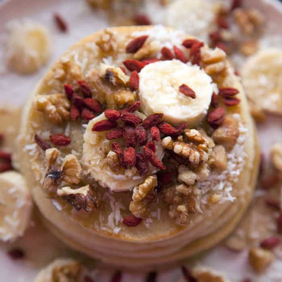 The Best Banana Pancakes | Vegan Recipe