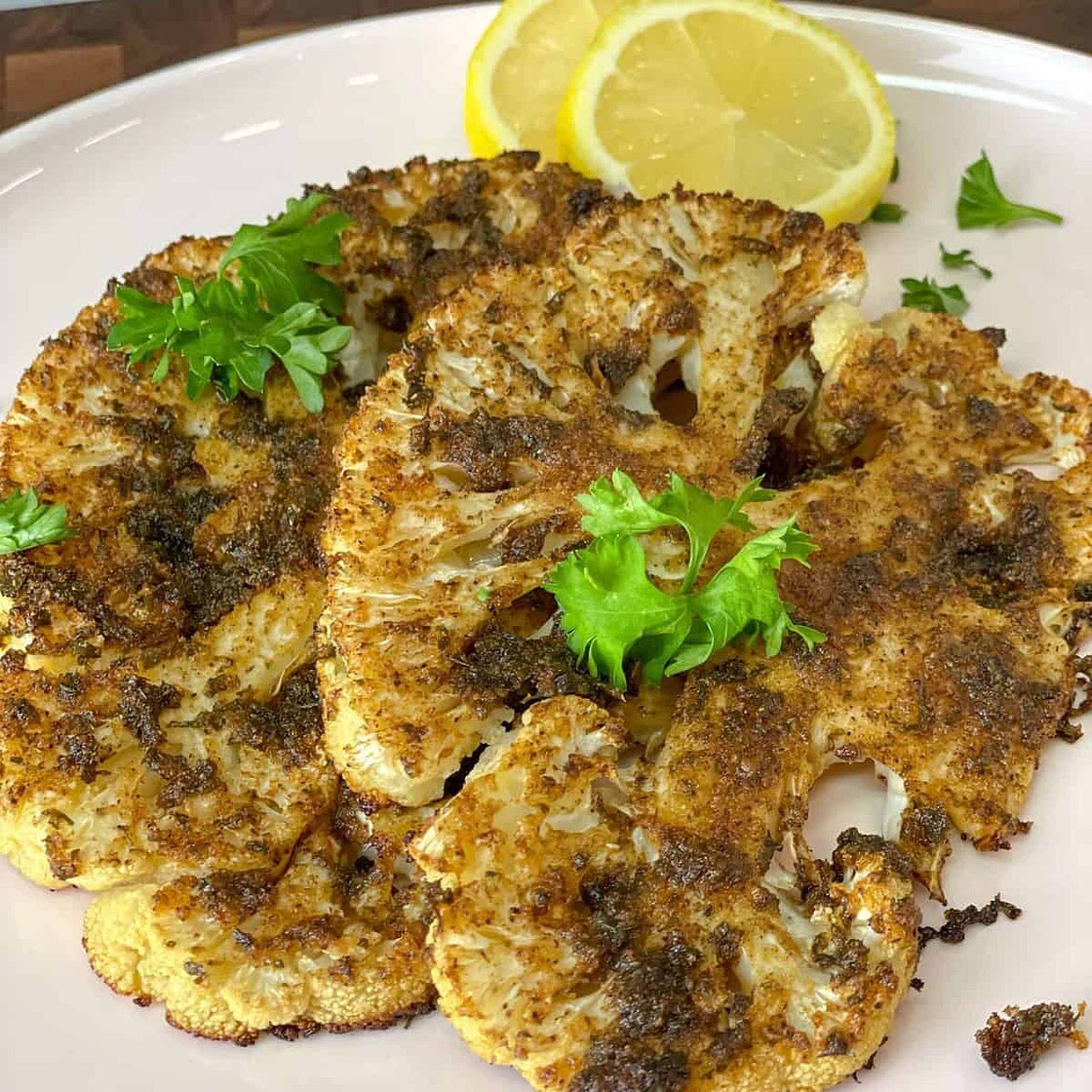 Smoked Cauliflower Steaks Recipe