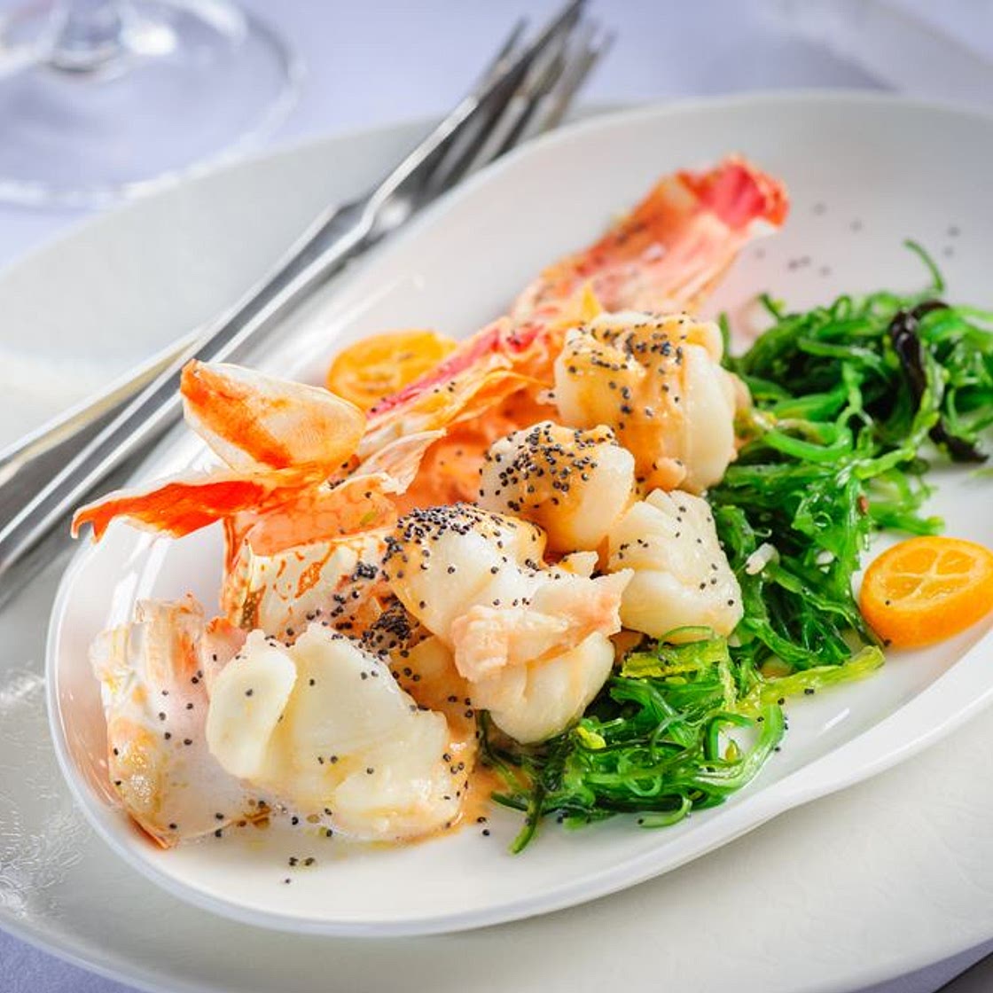 Langoustines flambées