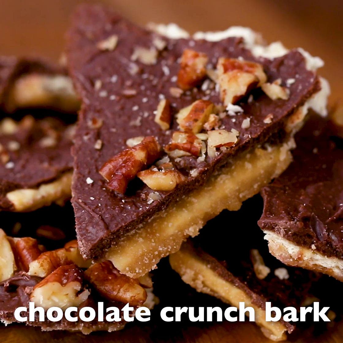 Chocolate Crunch Bark Recipe by Tasty