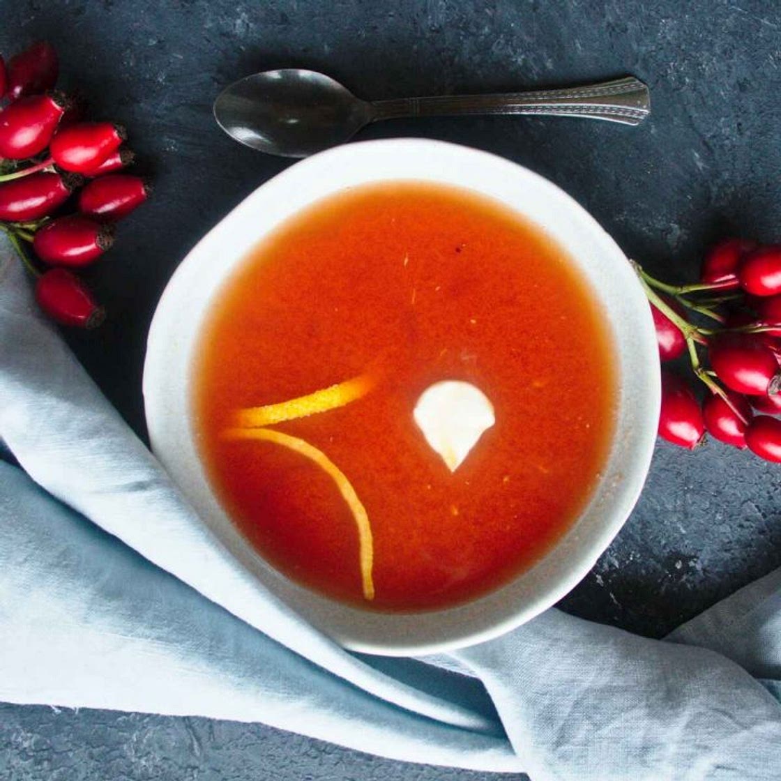 Rosehip Soup - Nyponsoppa: Swedish specialty